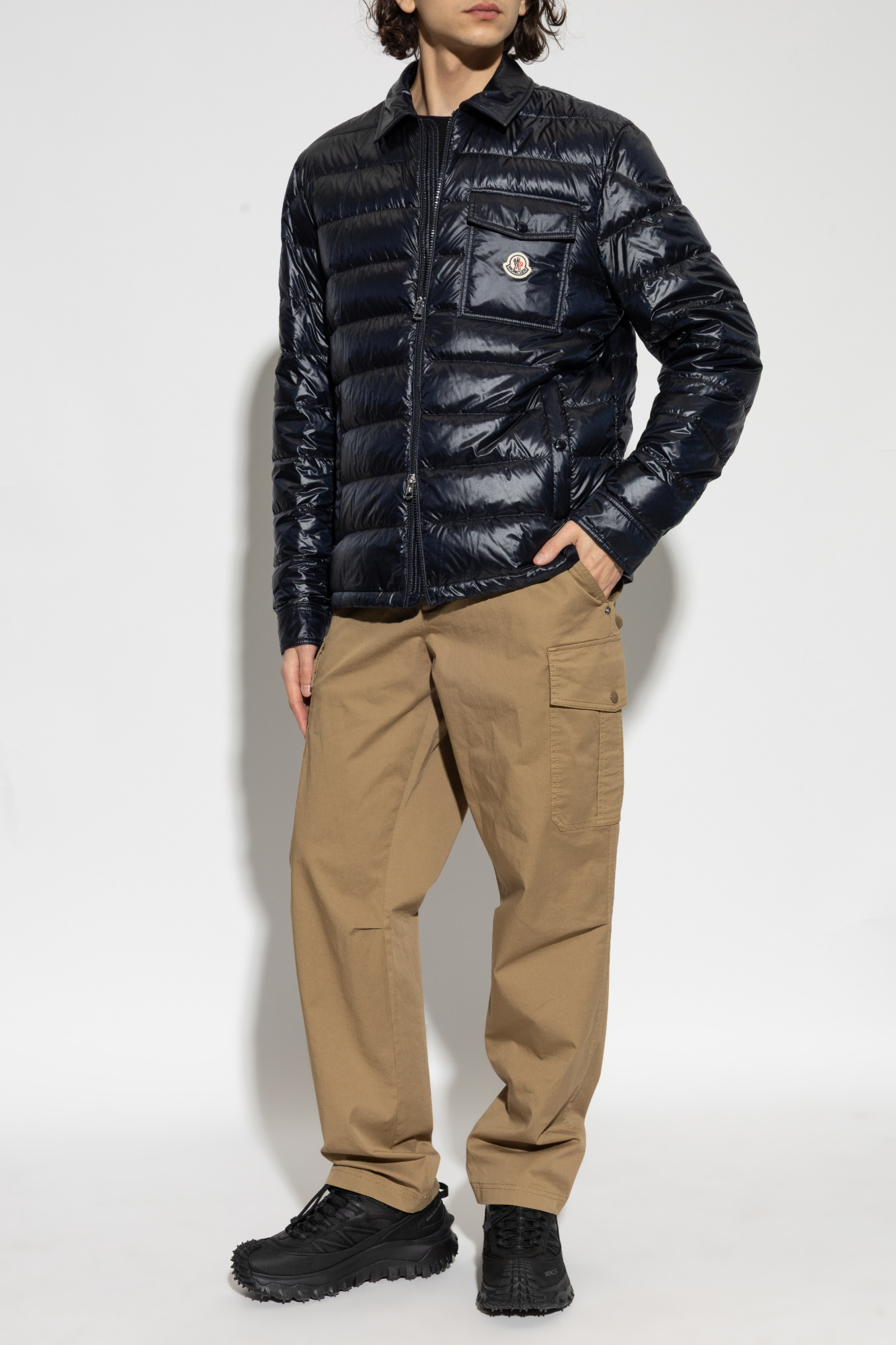 Navy blue 'Mourillon' down jacket Moncler - Vitkac Canada